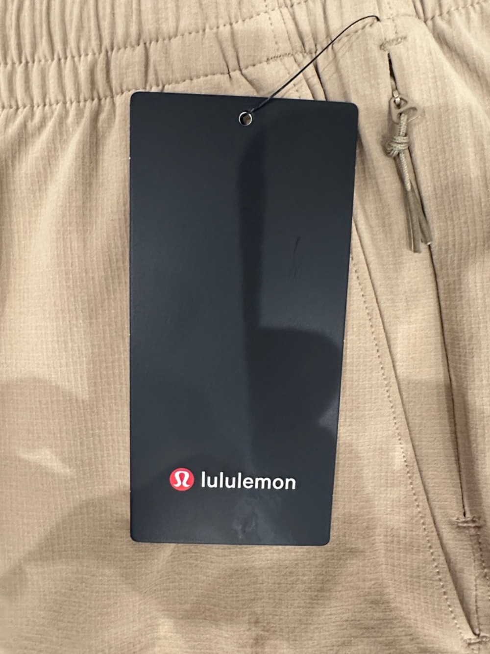 Lululemon size medium Men's Performance Shorts in Tan. New - Picture 4 of 4